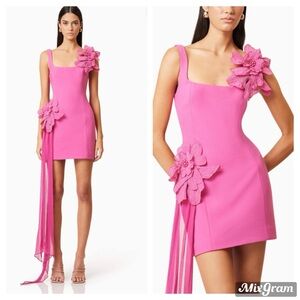 Elliatt Pink Janelle Party Mini Dress